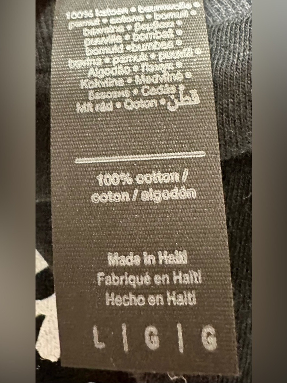 Gildan Polo G Quote Short Sleeve Black Cotton Tee NWOT - Picture 6 of 7